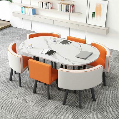 GFXYQPDNV Clubtisch für den Empfangsraum im Büro, platzsparender Kleiner Besprechungstisch, für das Wohnzimmer im Wohnzimmer, Balkon, Café, Pausenraum, Büro GFXYQPDNV Clubtisch für den Empfangsraum im Büro, platzsparender Kleiner Besprechungstisch, für das Wohnzimmer im Wohnzimmer, Balkon, Café, Pausenraum, Büro von GFXYQPDNV