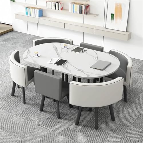 GFXYQPDNV Clubtisch für den Empfangsraum im Büro, platzsparender Kleiner Besprechungstisch, für das Wohnzimmer im Wohnzimmer, Balkon, Café, Pausenraum, Büro GFXYQPDNV Clubtisch für den Empfangsraum im Büro, platzsparender Kleiner Besprechungstisch, für das Wohnzimmer im Wohnzimmer, Balkon, Café, Pausenraum, Büro von GFXYQPDNV