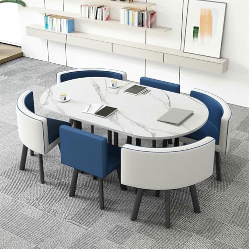 GFXYQPDNV Clubtisch für den Empfangsraum im Büro, platzsparender Kleiner Besprechungstisch, für das Wohnzimmer im Wohnzimmer, Balkon, Café, Pausenraum, Büro GFXYQPDNV Clubtisch für den Empfangsraum im Büro, platzsparender Kleiner Besprechungstisch, für das Wohnzimmer im Wohnzimmer, Balkon, Café, Pausenraum, Büro von GFXYQPDNV