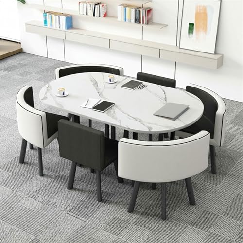GFXYQPDNV Clubtisch für den Empfangsraum im Büro, platzsparender Kleiner Besprechungstisch, für das Wohnzimmer im Wohnzimmer, Balkon, Café, Pausenraum, Büro GFXYQPDNV Clubtisch für den Empfangsraum im Büro, platzsparender Kleiner Besprechungstisch, für das Wohnzimmer im Wohnzimmer, Balkon, Café, Pausenraum, Büro von GFXYQPDNV