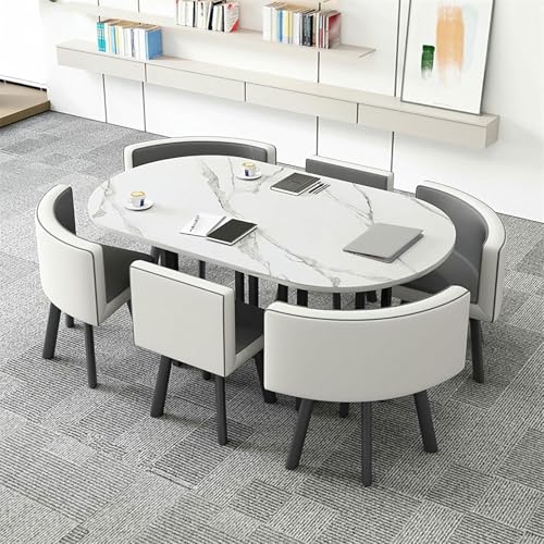 GFXYQPDNV Clubtisch für den Empfangsraum im Büro, platzsparender Kleiner Besprechungstisch, für das Wohnzimmer im Wohnzimmer, Balkon, Café, Pausenraum, Büro GFXYQPDNV Clubtisch für den Empfangsraum im Büro, platzsparender Kleiner Besprechungstisch, für das Wohnzimmer im Wohnzimmer, Balkon, Café, Pausenraum, Büro von GFXYQPDNV