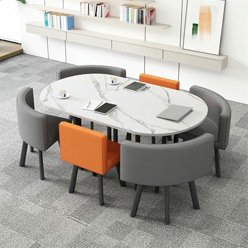 GFXYQPDNV Clubtisch für den Empfangsraum im Büro, platzsparender Kleiner Besprechungstisch, für das Wohnzimmer im Wohnzimmer, Balkon, Café, Pausenraum, Büro GFXYQPDNV Clubtisch für den Empfangsraum im Büro, platzsparender Kleiner Besprechungstisch, für das Wohnzimmer im Wohnzimmer, Balkon, Café, Pausenraum, Büro von GFXYQPDNV