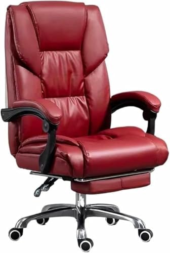 GFXYQPDNV Ergonomic Office Chair, Der Computertischstuhl Mit Hoher Rückenlehre Bequemer Schwenkspielstuhl Für Die Nutzung des Geschäfts Zu Hause Leckt von GFXYQPDNV