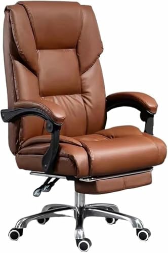GFXYQPDNV Ergonomic Office Chair, Der Computertischstuhl Mit Hoher Rückenlehre Bequemer Schwenkspielstuhl Für Die Nutzung des Geschäfts Zu Hause Leckt von GFXYQPDNV