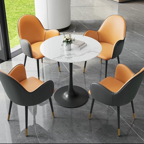 GFXYQPDNV Runder Esstisch und 4 Stühle, Büro-Empfangsraum-Clubtisch und Stuhl-Set, Verhandlungstisch und Stuhl, Business-Konferenzraum-Couchtisch GFXYQPDNV Runder Esstisch und 4 Stühle, Büro-Empfangsraum-Clubtisch und Stuhl-Set, Verhandlungstisch und Stuhl, Business-Konferenzraum-Couchtisch von GFXYQPDNV