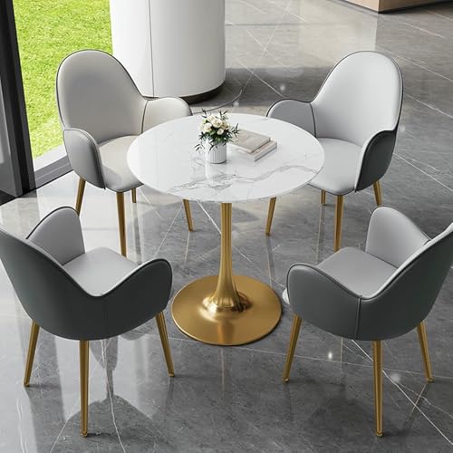 GFXYQPDNV Runder Esstisch und 4 Stühle, Büro-Empfangsraum-Clubtisch und Stuhl-Set, Verhandlungstisch und Stuhl, Business-Konferenzraum-Couchtisch GFXYQPDNV Runder Esstisch und 4 Stühle, Büro-Empfangsraum-Clubtisch und Stuhl-Set, Verhandlungstisch und Stuhl, Business-Konferenzraum-Couchtisch von GFXYQPDNV