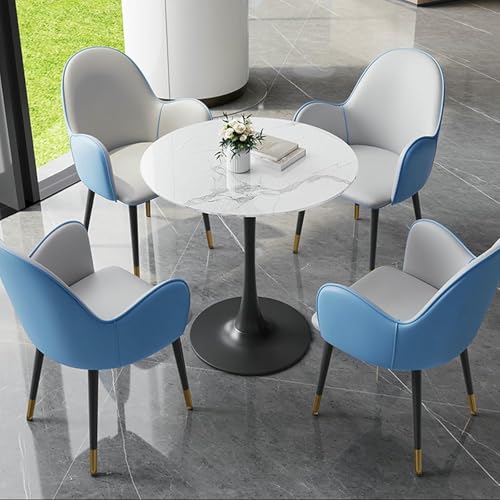 GFXYQPDNV Runder Esstisch und 4 Stühle, Büro-Empfangsraum-Clubtisch und Stuhl-Set, Verhandlungstisch und Stuhl, Business-Konferenzraum-Couchtisch GFXYQPDNV Runder Esstisch und 4 Stühle, Büro-Empfangsraum-Clubtisch und Stuhl-Set, Verhandlungstisch und Stuhl, Business-Konferenzraum-Couchtisch von GFXYQPDNV