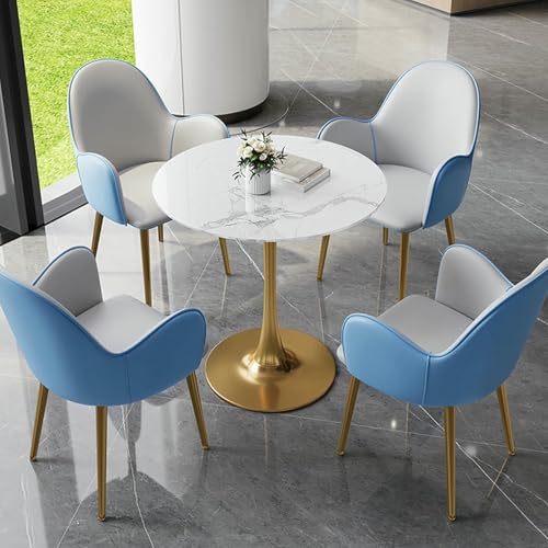 GFXYQPDNV Runder Esstisch und 4 Stühle, Büro-Empfangsraum-Clubtisch und Stuhl-Set, Verhandlungstisch und Stuhl, Business-Konferenzraum-Couchtisch GFXYQPDNV Runder Esstisch und 4 Stühle, Büro-Empfangsraum-Clubtisch und Stuhl-Set, Verhandlungstisch und Stuhl, Business-Konferenzraum-Couchtisch von GFXYQPDNV