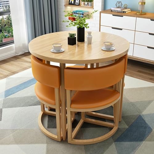 GFXYQPDNV Rundes Esstisch-Set, Büro-Empfangsraum-Club und Stuhl, einfacher Kaffee-Konferenztisch, Geschäftsverhandlungen, sparen Platz GFXYQPDNV Rundes Esstisch-Set, Büro-Empfangsraum-Club und Stuhl, einfacher Kaffee-Konferenztisch, Geschäftsverhandlungen, sparen Platz von GFXYQPDNV