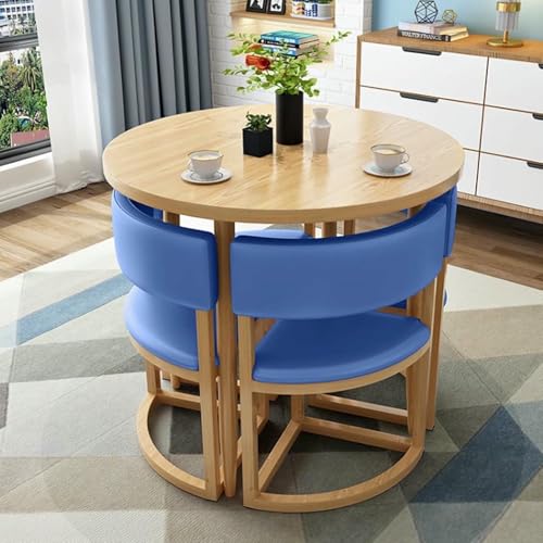 GFXYQPDNV Rundes Esstisch-Set, Büro-Empfangsraum-Club und Stuhl, einfacher Kaffee-Konferenztisch, Geschäftsverhandlungen, sparen Platz GFXYQPDNV Rundes Esstisch-Set, Büro-Empfangsraum-Club und Stuhl, einfacher Kaffee-Konferenztisch, Geschäftsverhandlungen, sparen Platz von GFXYQPDNV