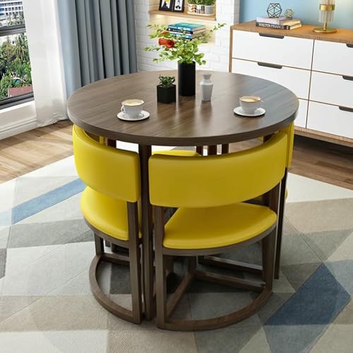 GFXYQPDNV Rundes Esstisch-Set, Büro-Empfangsraum-Club und Stuhl, einfacher Kaffee-Konferenztisch, Geschäftsverhandlungen, sparen Platz GFXYQPDNV Rundes Esstisch-Set, Büro-Empfangsraum-Club und Stuhl, einfacher Kaffee-Konferenztisch, Geschäftsverhandlungen, sparen Platz von GFXYQPDNV