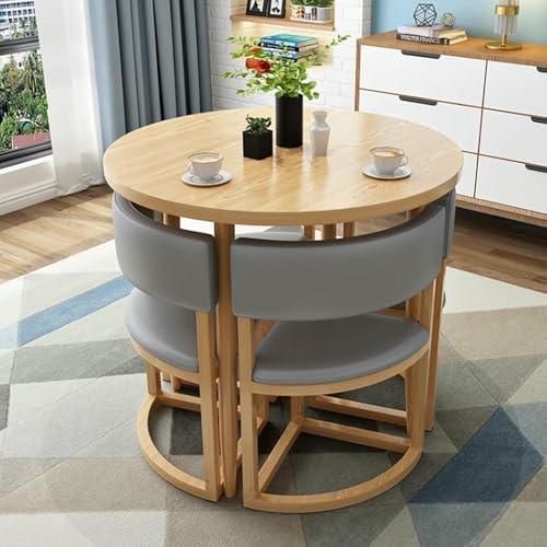 GFXYQPDNV Rundes Esstisch-Set, Büro-Empfangsraum-Club und Stuhl, einfacher Kaffee-Konferenztisch, Geschäftsverhandlungen, sparen Platz GFXYQPDNV Rundes Esstisch-Set, Büro-Empfangsraum-Club und Stuhl, einfacher Kaffee-Konferenztisch, Geschäftsverhandlungen, sparen Platz von GFXYQPDNV