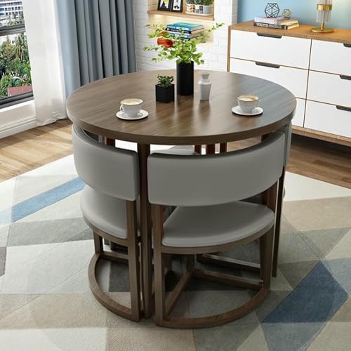 GFXYQPDNV Rundes Esstisch-Set, Büro-Empfangsraum-Club und Stuhl, einfacher Kaffee-Konferenztisch, Geschäftsverhandlungen, sparen Platz GFXYQPDNV Rundes Esstisch-Set, Büro-Empfangsraum-Club und Stuhl, einfacher Kaffee-Konferenztisch, Geschäftsverhandlungen, sparen Platz von GFXYQPDNV
