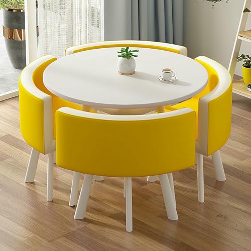 GFXYQPDNV Tisch- und Stuhlset für den Empfangsraum im Büro, rundes Esstischset, kleine runde Tische für Verkaufsbüros, Geschäfte, Besprechungen, Couchtisch für Geschäftskonferenzräume GFXYQPDNV Tisch- und Stuhlset für den Empfangsraum im Büro, rundes Esstischset, kleine runde Tische für Verkaufsbüros, Geschäfte, Besprechungen, Couchtisch für Geschäftskonferenzräume von GFXYQPDNV
