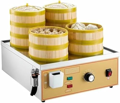 Gewerter Elektrischer Dampfer Für Dim Sum Mit Alarm Von Kochendem Wasser, Unabhängiger Wasserversorgung Und Einstellbarer Temperatur Für Gedämpfte Brötchen. von GFXYQPDNV
