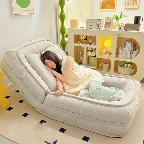 Lazy Sofa Couch Bett - Klappbares Tatami ausziehbares Lazy Sofa Bett für Schlafzimmer Salon Büro - Schaumstofffüllung Klappmatratze Sofa für Wohnzimmer - Menschenorientiertes Design Lazy Sofa Couch Bett - Klappbares Tatami ausziehbares Lazy Sofa Bett für Schlafzimmer Salon Büro - Schaumstofffüllung Klappmatratze Sofa für Wohnzimmer - Menschenorientiertes Design von GFXYQPDNV