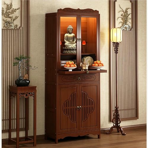 Moderner Altartisch Mit Lagerung,Vorfahren Tabletten Regal Persönlicher Schrein Altarständer,Chinesisches Fengshui Statue Display Regal,Buddhistischer Tisch Mit Schublade Für Den Zuhause Gebrauch von GFXYQPDNV