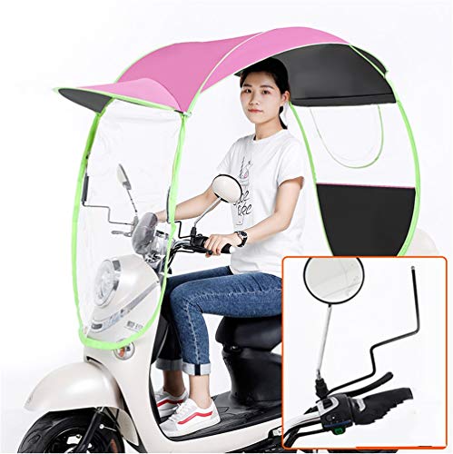 GFYWZ Universal Motorrad Regenschirm Sonnenschutz Regenschutz Auto Motor Roller Wasserdicht Regenschirm,5,B von GFYWZ