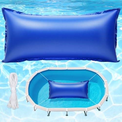 GG ZHONG QUAN 2 Stück 1,2 x 2,4 m Poolkissen für oberirdische Überwinterung, Eis-Equalizer, dicke Poolabdeckung, super dick, kältebeständiges 0,8 mm PVC-Material, kältebeständiges Luftkissen zum von GG ZHONG QUAN