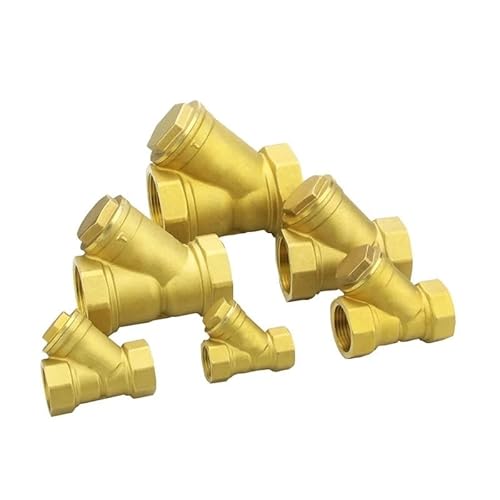 1/2" 3/4" 1" 2" Female Inline Y Mesh Strainer Threads Filter Brass filter valve Y Shaped Brass Strainer Filter Valve(3") von GGDBJKUI