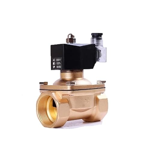 1/2" 3/4" 1" 2'' Normally Closed Brass Solenoid Valve 24V 12V 220V 110V Solenoid Valve(2",220VAC) von GGDBJKUI