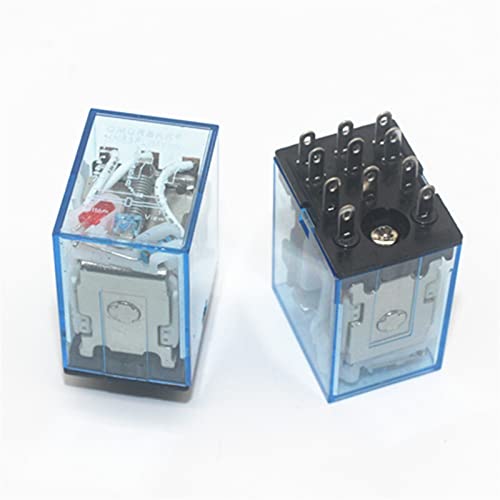 10 STÜCKE Mikro-Mini-Relais HH53P MY3NJ MY3 11-polige DC12V/DC24V/DC110V/AC220V-Spule for allgemeine Zwecke, elektromagnetisch(DC12V) von GGDBJKUI