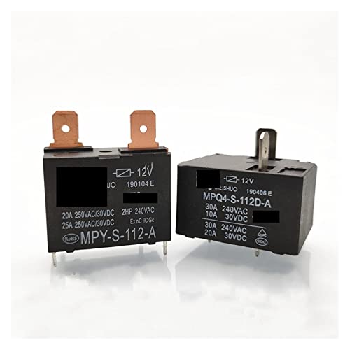 10 stücke Relais Mpq4-s-112d-a MPY-S-112-A 12v Elektrische Warmwasserbereiter Klimaanlage Internes Relais 12v DC12v 25a 250vac 4pin(5PCS MPY-S-112D-A) von GGDBJKUI