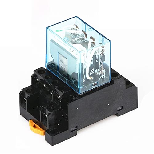 100set HH64P LY4 DC12V/DC24V/DC110V/DC220V Spule 14-Pin 4PDT Grüne LED Elektromagnetische Relais(DC 24) von GGDBJKUI