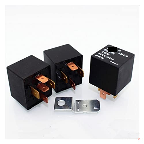 1pcs Auto wasserdichtes Relais 80A 12V / 24V 4pin 5pin Klimaanlage Luftgebläse modifiziertes Relais(12v 4pin) von GGDBJKUI