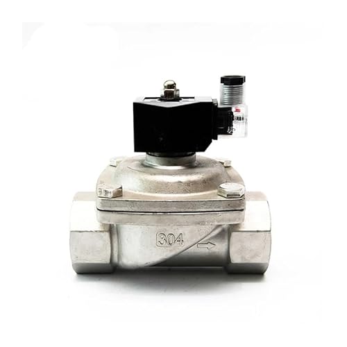 2" Normally Closed Stainless Steel Solenoid Valve Solenoid Valve With LED Power Indicator 24V 12V 220V 110V(BSP_24VDC_NBR-SEAL) von GGDBJKUI