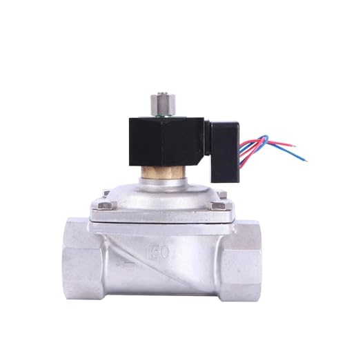 2" Normally Open Solenoid Valve With LED Power Indicator 24V 12V 220V 110V Stainless Steel Non Solenoid Valve(BSP_12VDC_EPDM-SEAL) von GGDBJKUI