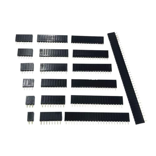 2.54mm Pitch Single Row Female 2~40P PCB socket Board Pin Header Connector Strip Pinheader 2/3/4/6/10/12/16/20/40Pin(13P 10Pcs) von GGDBJKUI