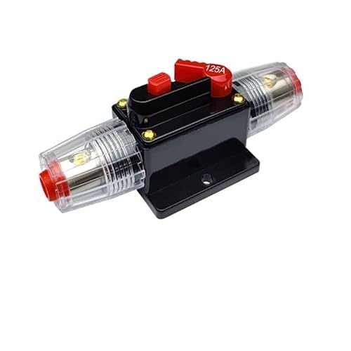 20A to 300A 12V-48V Circuit Breaker Power Fuse Trolling with Manual Reset Car Boat Manual 30A 80A 100A 300A(125A (B1)) von GGDBJKUI