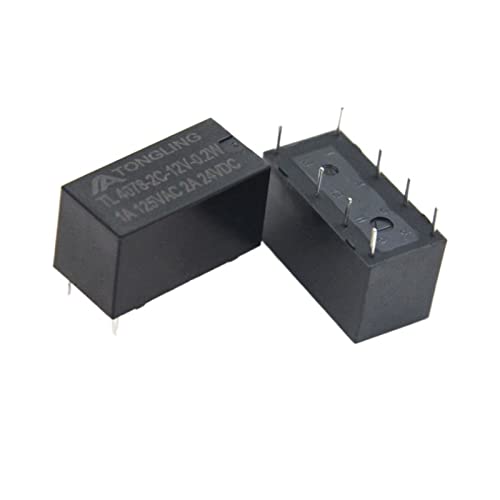 2PC 12V relay 4078 5V/9V/12V/24V HJR1-2C 19F two sets of conversion 8-pin signal relay(9V) von GGDBJKUI