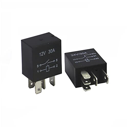 5 PCS 4 Pin/5 Pin 30A 12V/24V Violet Series 4-pin/5-pin Automotive Relay(24v,5 PCS 5 Pin) von GGDBJKUI