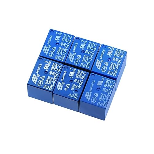 5 stücke Relais srd-03v 05V 06 09V 12V 24vdc-sl- - sl-c 10A 4/5 pin(SRD-05VDC-SL-C-) von GGDBJKUI