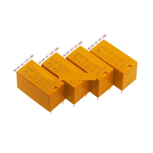 5pcs Relay HK19F-DC3V-SHG HK19F-DC5V-SHG HK19F-DC12V-SHG HK19F-DC24V-SHG HK19F 3V 5V 9V 12V 24V 8PIN 2A Relays(HK19F-DC12V-SHG) von GGDBJKUI