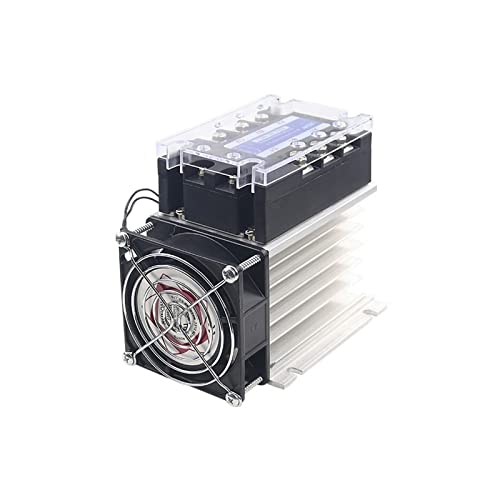 Dreiphasen-Halbleiterrelais DC-Steuerung AC 380V 40A SSR-3 032 3840Z DC-AC Komplettset(Three-phase 200DA) von GGDBJKUI