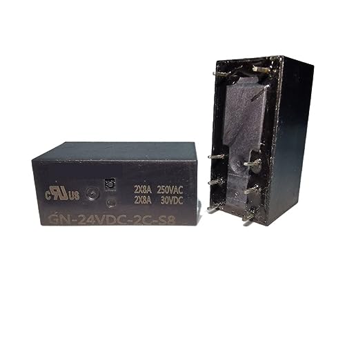 GN-24VDC-2C-S8 Spot DC Elektromagnetisches Relais 8 Pins 1St GN-24VDC-2C-S8 Spot DC Elektromagnetisches Relais 8 Pins 1St von GGDBJKUI