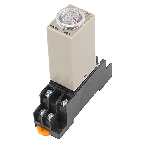 H3Y-2 AC-Steckdosen und Zubehör, 110 V, DPDT, 10 S, 8 Anschlüsse, Verzögerungstimer, Zeitrelais, Steckdosenschalter mit Sockel H3Y-2 AC-Steckdosen und Zubehör, 110 V, DPDT, 10 S, 8 Anschlüsse, Verzögerungstimer, Zeitrelais, Steckdosenschalter mit Sockel von GGDBJKUI