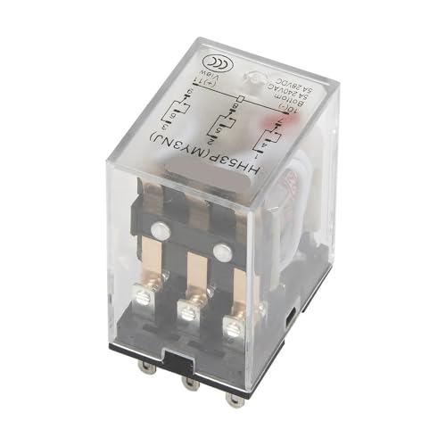 HH53PL electromagnetic relay with LED indicator HH53P MY3 series AC 220V 110V DC 24V 12V HH53P-L MY3NJ(110VAC) von GGDBJKUI