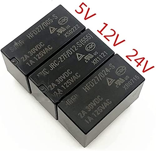Relais 5 Teile/los Relais JRC-27F HFD27-005-S HFD27-012-S HFD27-024-S 4078 8PIN 2A(24V) von GGDBJKUI