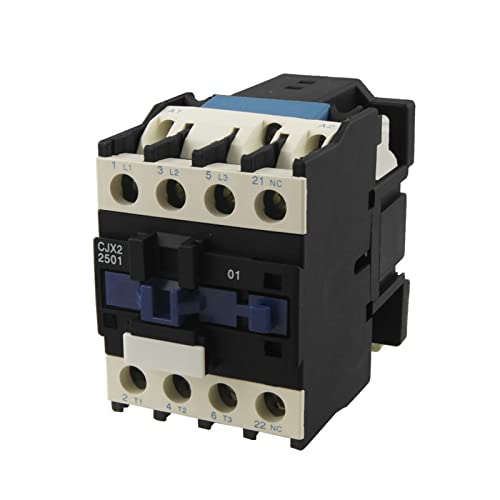 Schütz CJX2-2501 AC.electronic starter Hilfsschütz 3 Phasen 25A 3 Pole 1NC 24VAC 36V 110V 220V Spulenspannung electronic starter Magnetkontakte Industrieelektrik(220vac) von GGDBJKUI