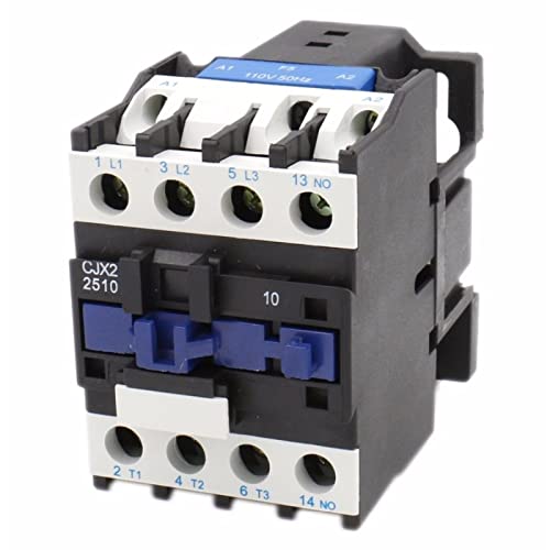 Schütz CJX2-2510 AC-Motorschutzrelais 3 Phasen 25 A 3 Pole 1 Schließer 24 VAC 36 V 380 V 220 V Spulenspannung electronic starter - Magnetkontakte 35 mm DIN-Schiene Industrieelektrik(Ac380v) von GGDBJKUI