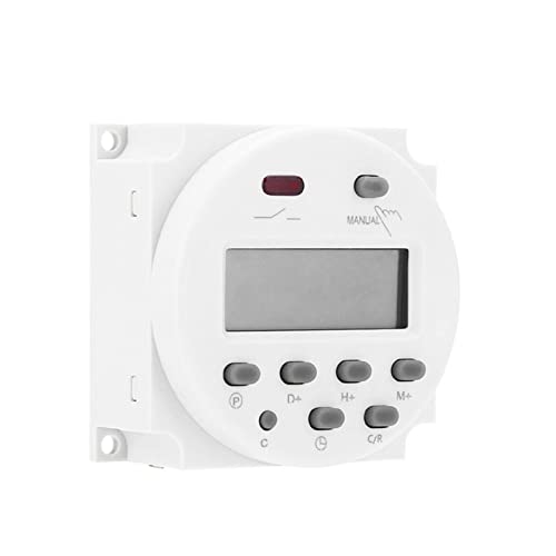 Timer 220 V 110 V 24 V 12 V CN101A Digital LCD Power Timer Programmierbare Zeitschaltuhr Relais 16 A CN101 (Farbe: 24 V) (Farbe: 24 V)(24v) von GGDBJKUI