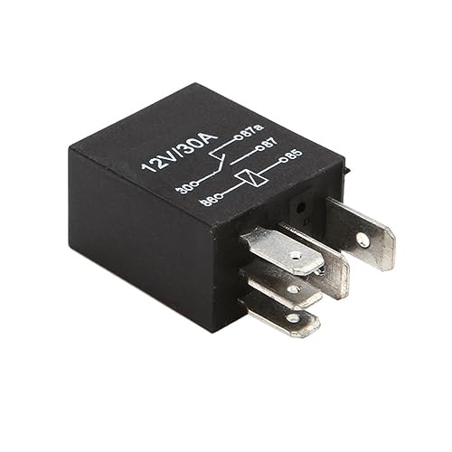 YC8-12VDC-C 30A 12V 24V Kleines V6-Auto-Relais 5 Fuß 5P 4P Klimaanlage Ölpumpe LKW-Relais 1St(12V 5PIN) von GGDBJKUI