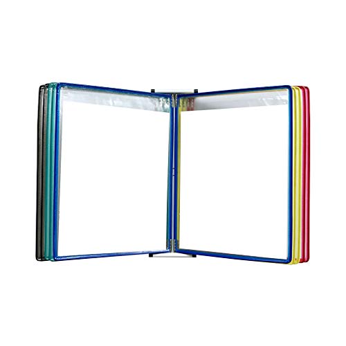 Flip-File-Halter, Wandmontiertes Poster-Flipbook-Display, Flipchart-Ständer A4, Wandmontierter Display-File-Halter (13 x 9 x 2,3 Zoll)(13x9x3.9IN Multi Colored) von GGFFJ