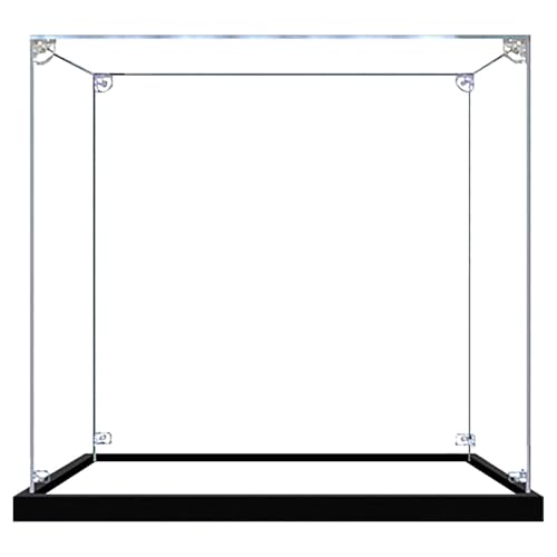 GGFFJ Acryl-Vitrine, transparente Modellschutz-Vitrinenbox (3 mm)(2mm Mirror) von GGFFJ