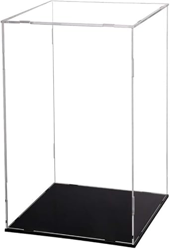 GGFFJ Zusammengebaute, durchsichtige Vitrine mit Kartensteckplatz-Design, Aufbewahrungs-Organizer (24 x 24 x 24 Zoll)(24X24x45in) von GGFFJ