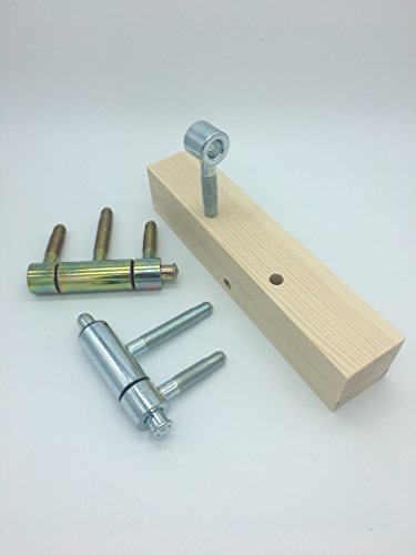 Bohrlehre Bohrschablone für Türband 20mm 3 - Teilig von GGJ Türband